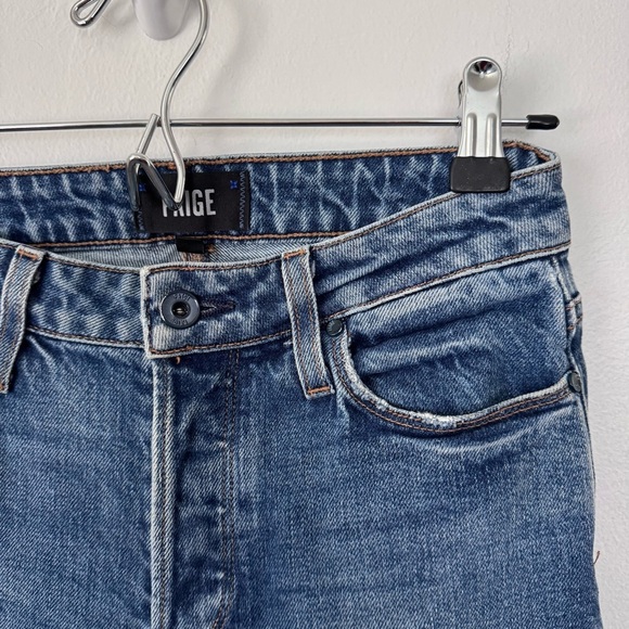 PAIGE Colette button fly Crop Flare Size 25 - Picture 3 of 9